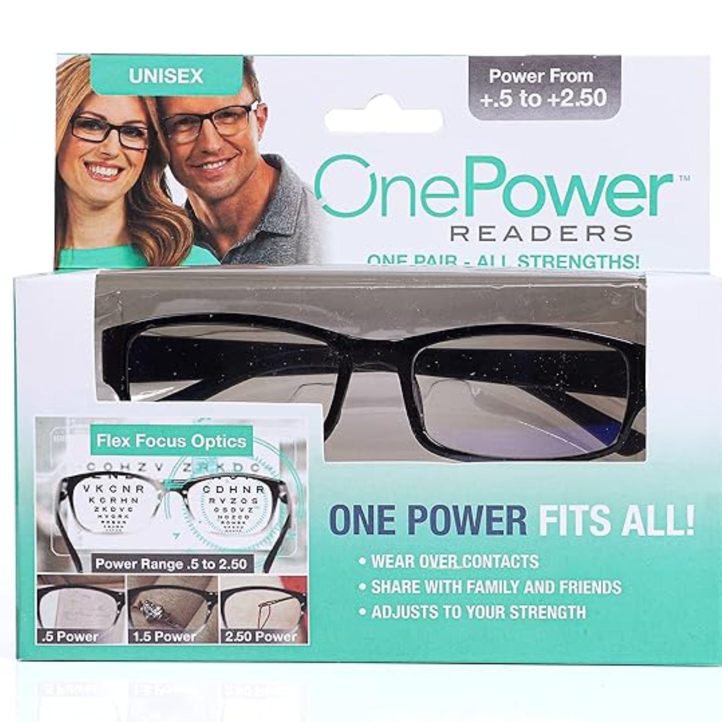 👓 One Power Readers – Lunettes de Lecture Réglables