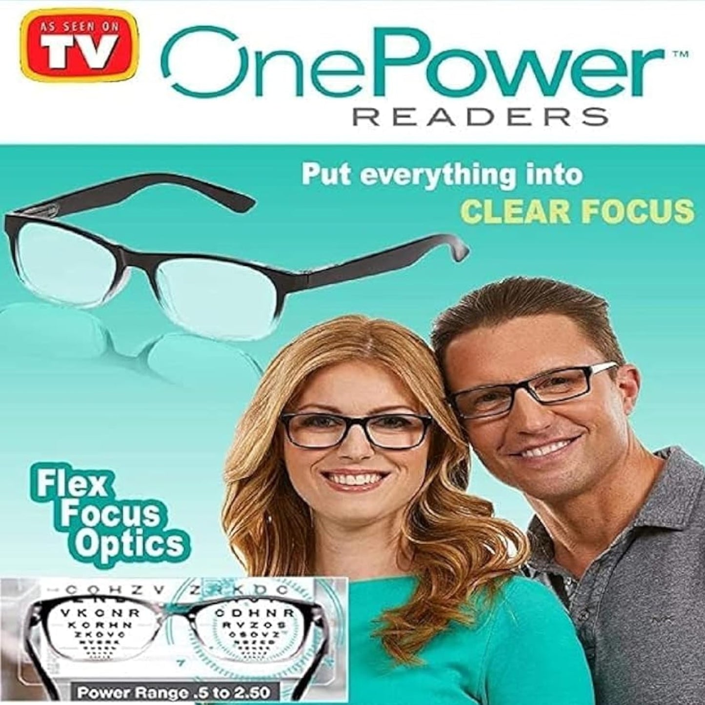 👓 One Power Readers – Lunettes de Lecture Réglables